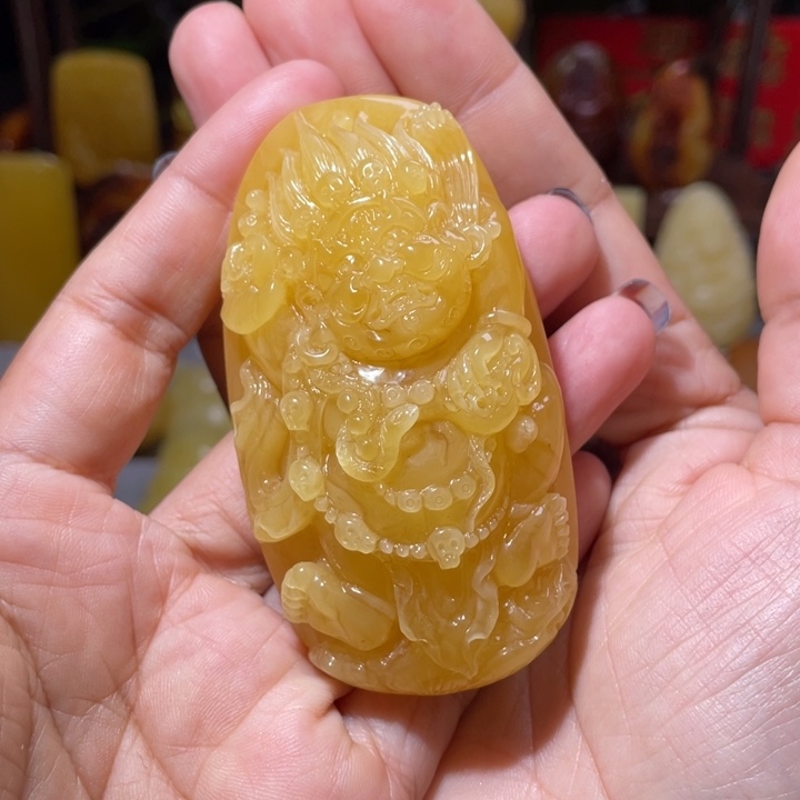 琥珀吊坠(不含链)未镶嵌