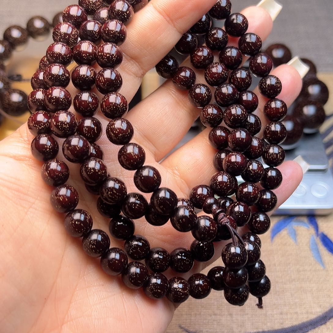 檀香紫檀（小叶紫檀）0.8 108颗满天星