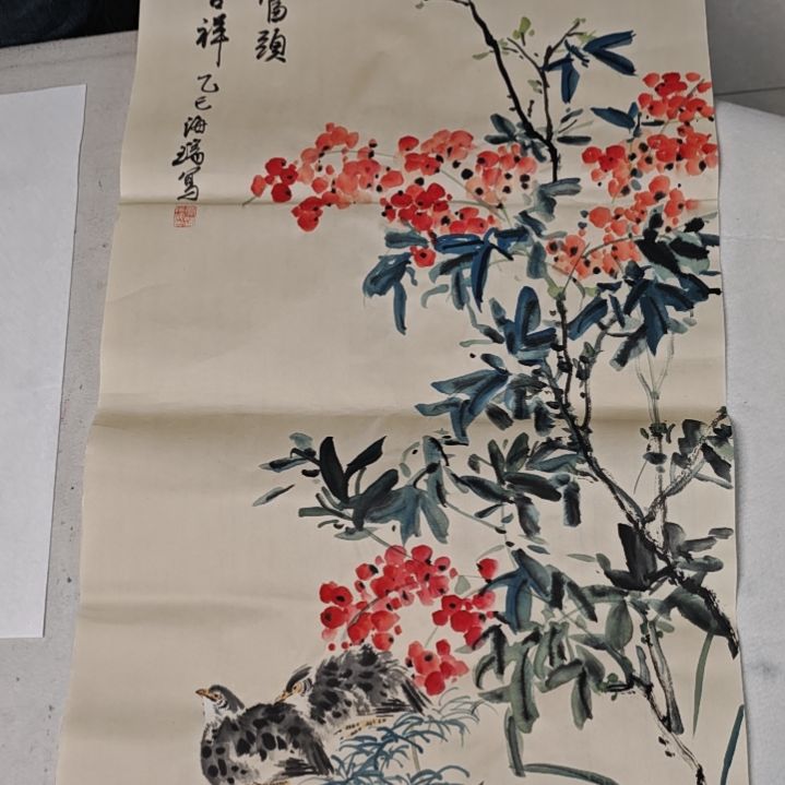 国画贾海瑞老师现场定制