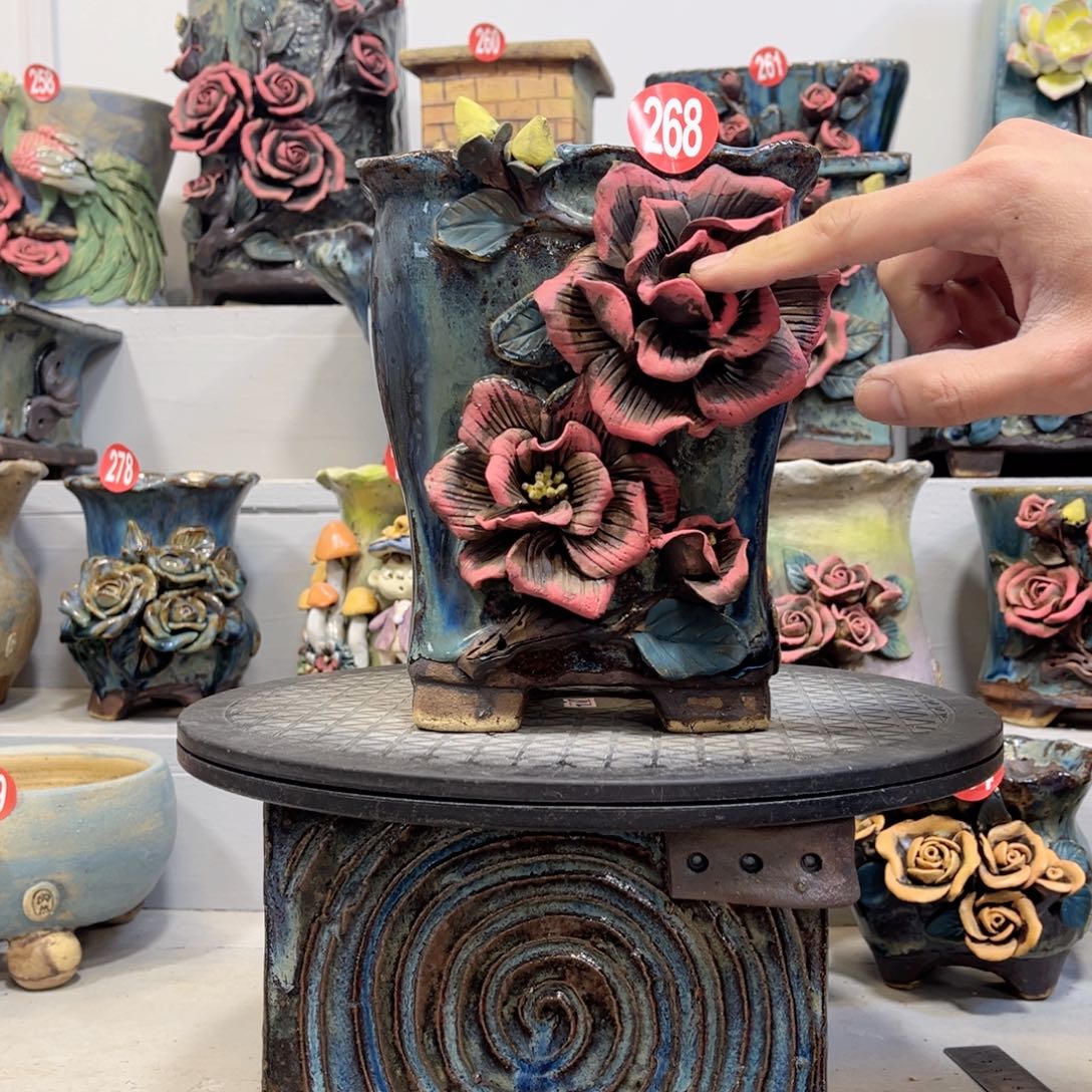 陶瓷268 号陶然花盆