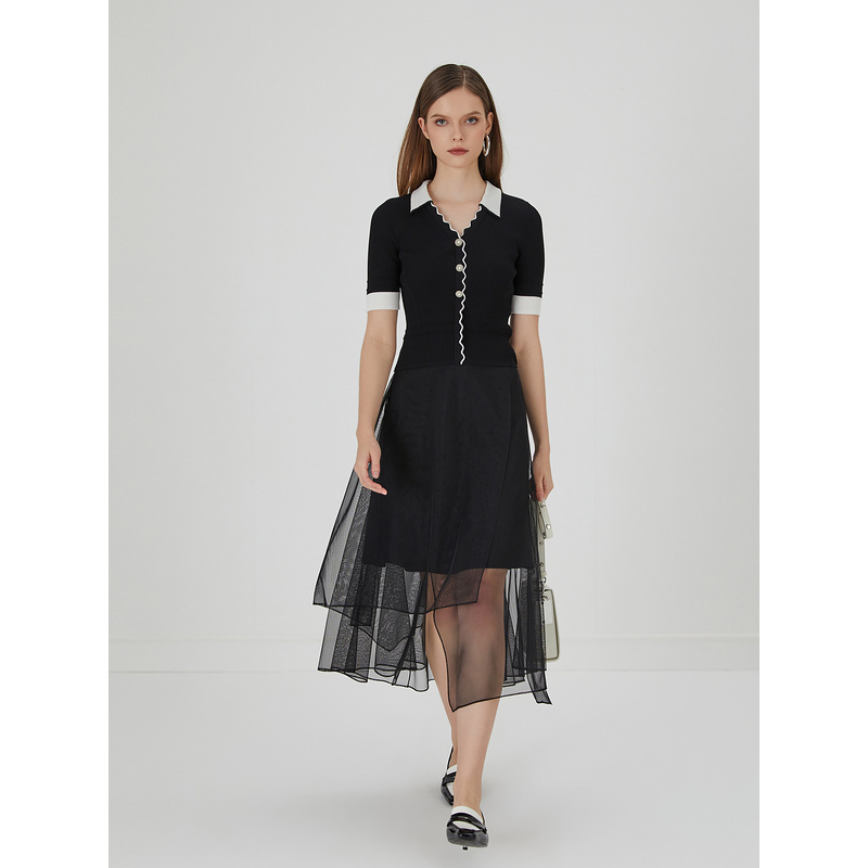 【小花】莱芙艾迪儿中长裙1E2Q83118