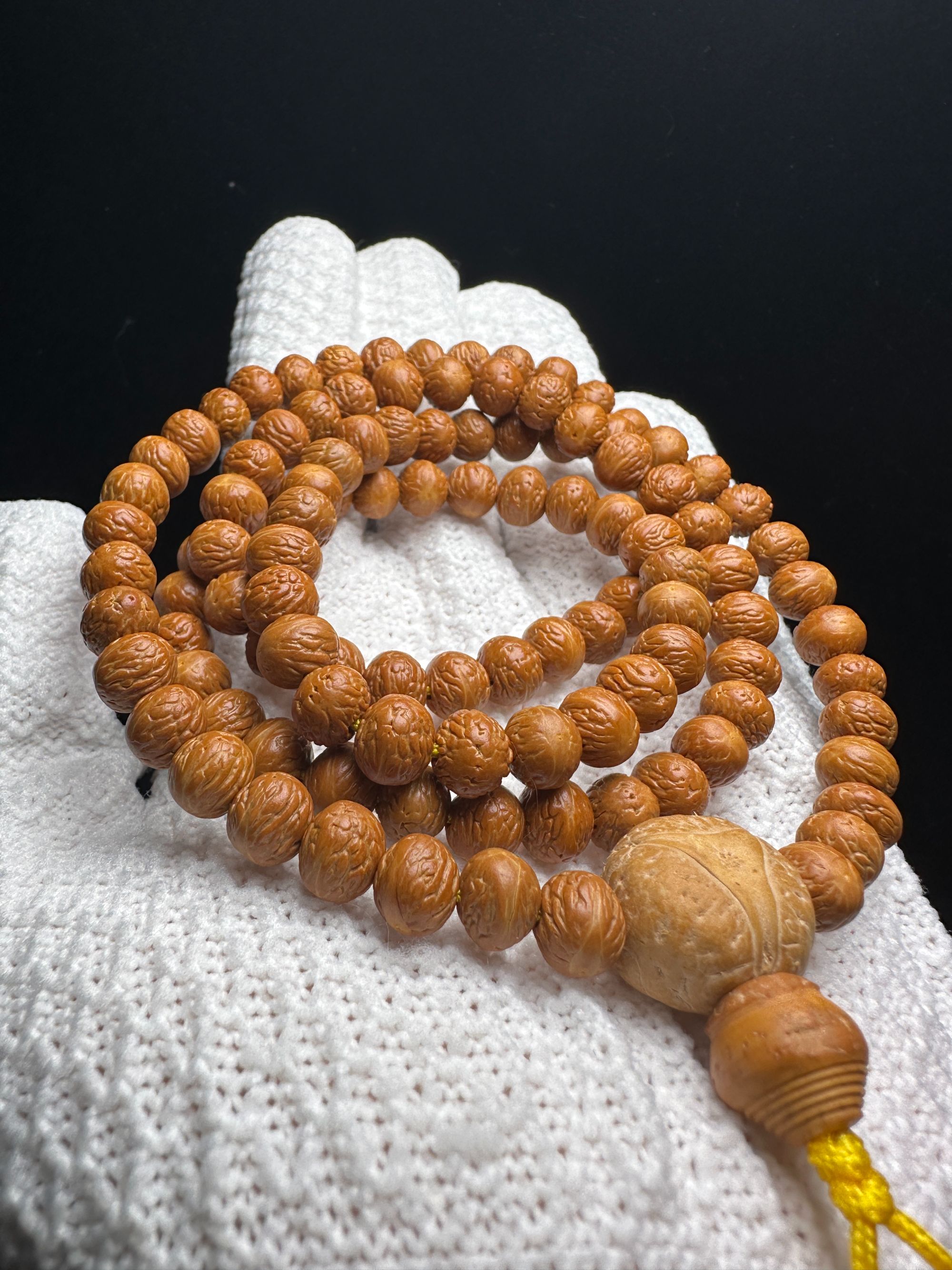 【媚瞳国产凤眼】酸枣核菩提108脖挂文玩佛珠高油高密全品无暇不修