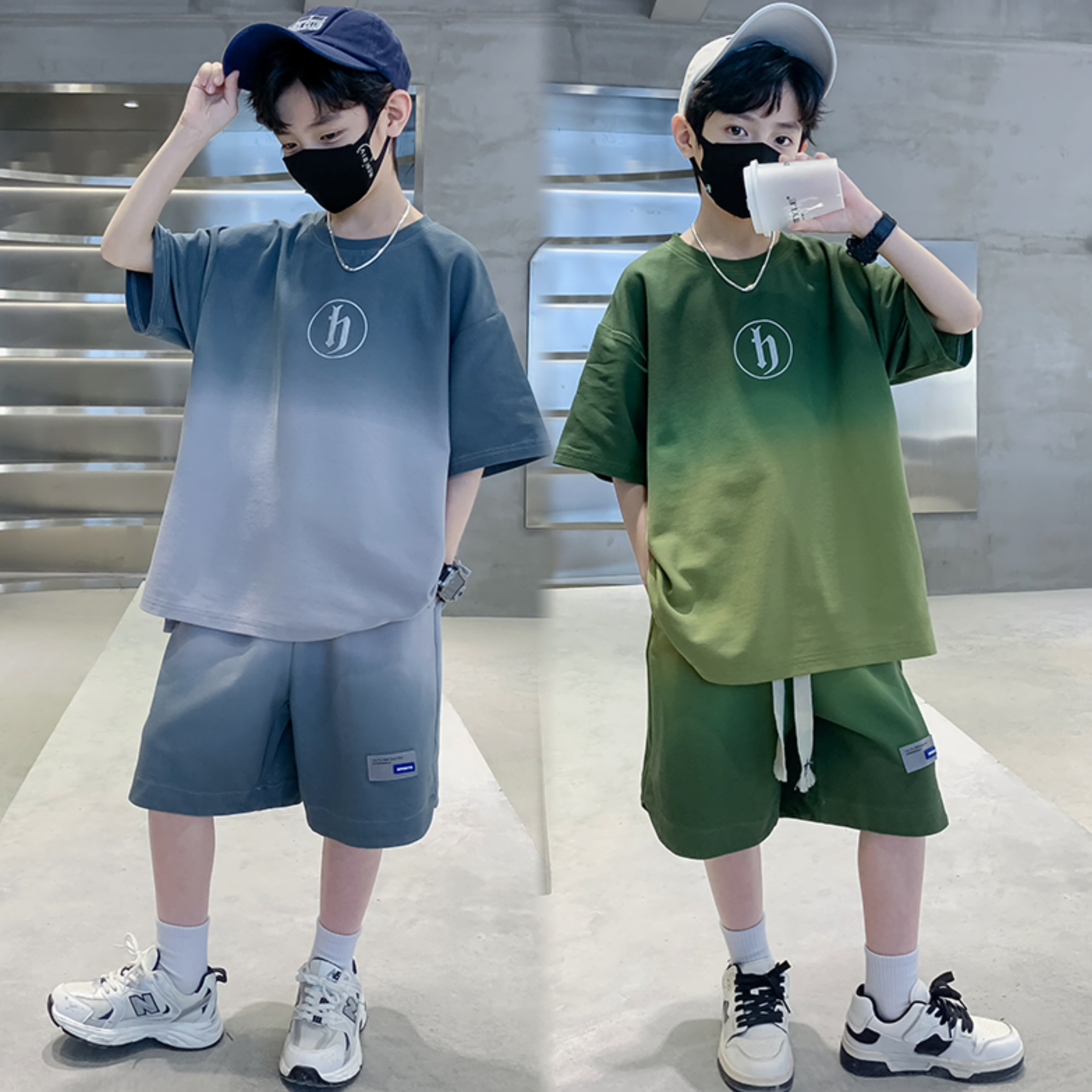 【高品质】儿童装男童夏装套装2025新款中大童男孩衣服薄款夏季套装