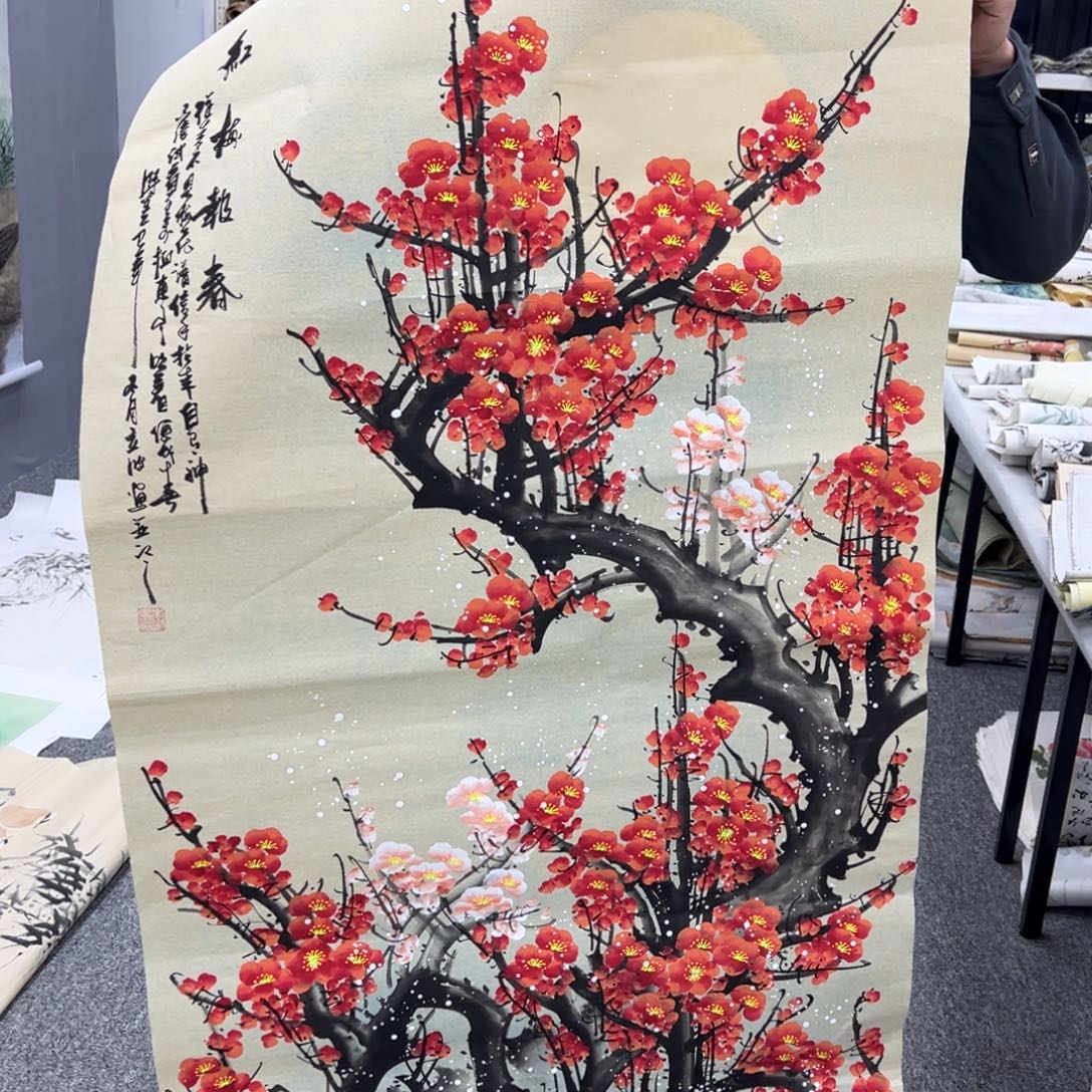 国画纯手绘字画宣纸