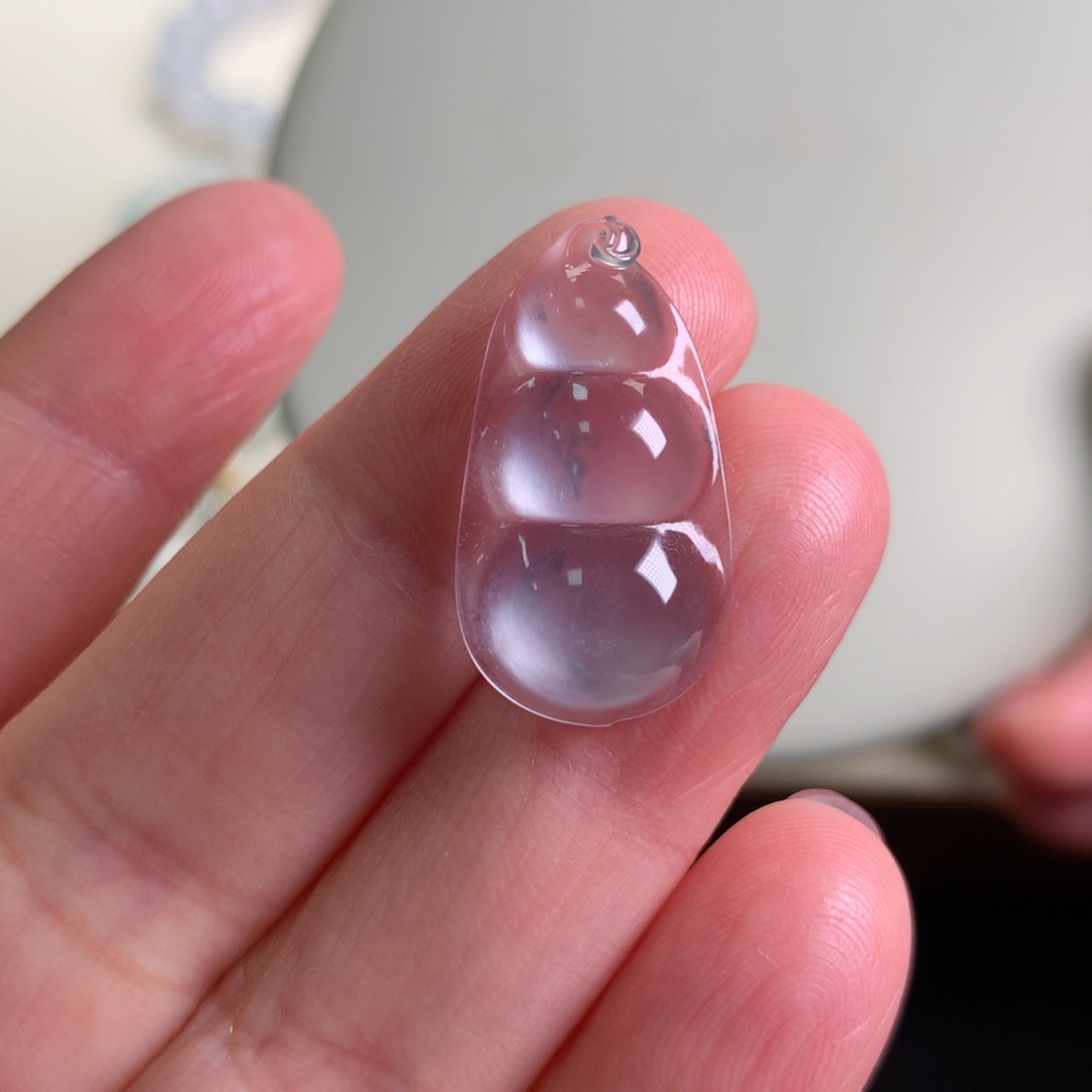 翡翠颈饰未镶嵌豆子