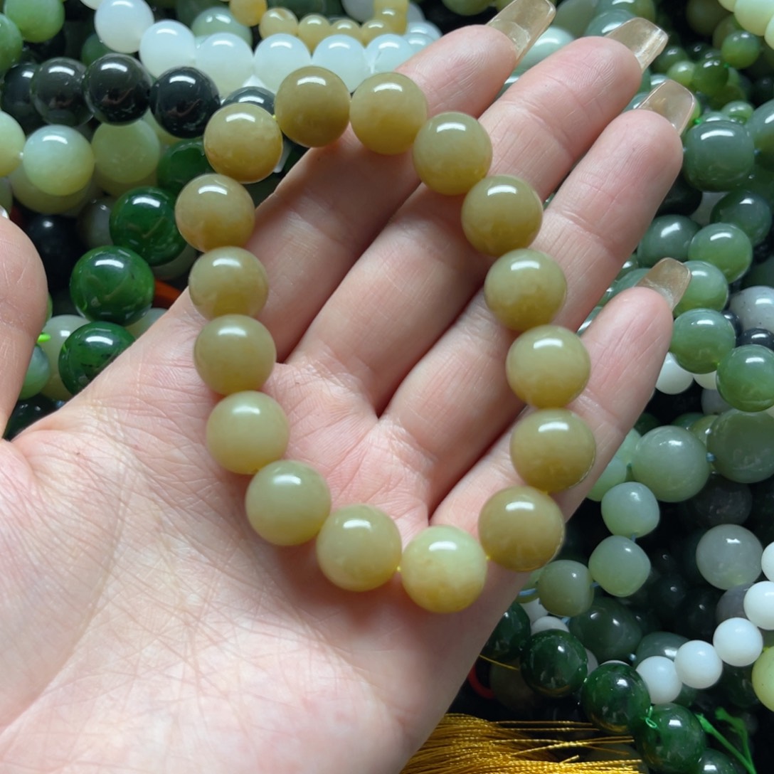 和田玉手链未镶嵌