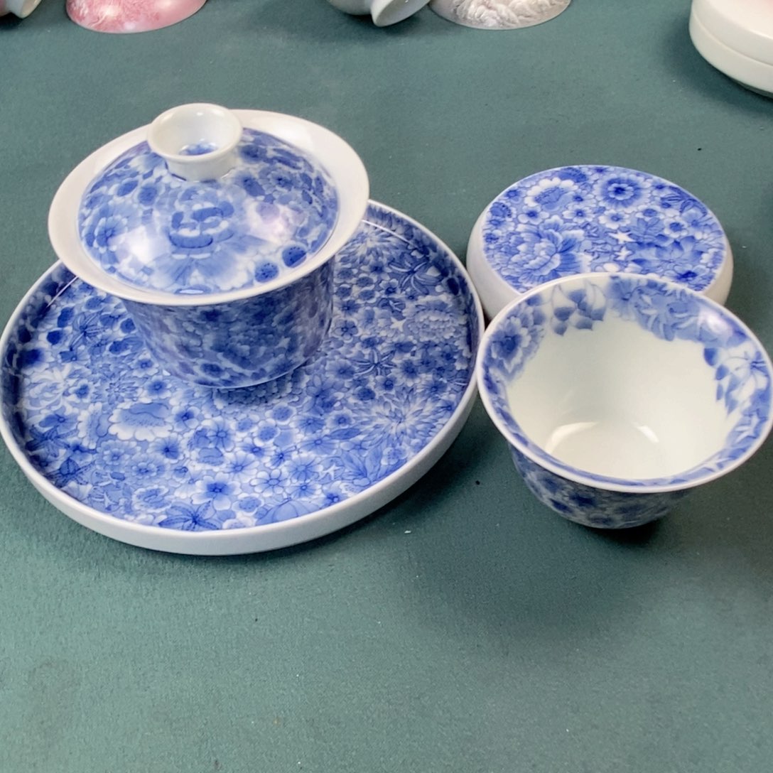 手绘微瑕万花四家套