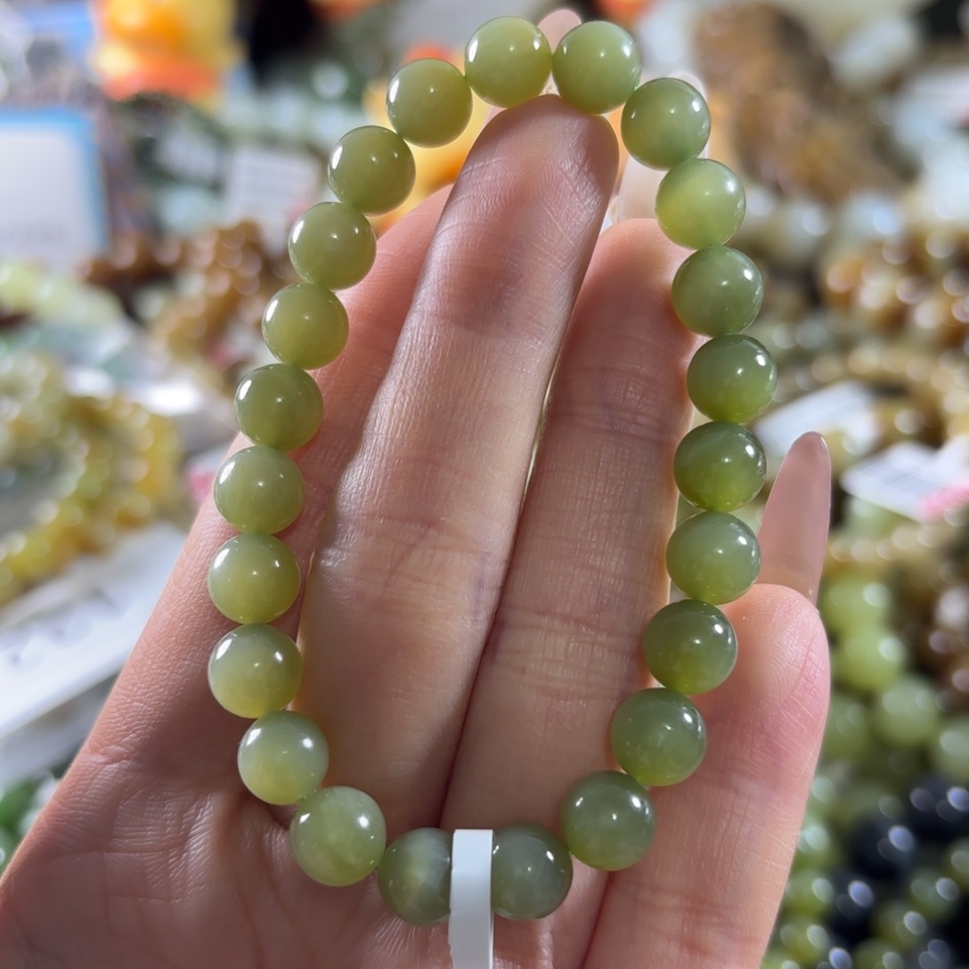 和田玉未镶嵌手串93