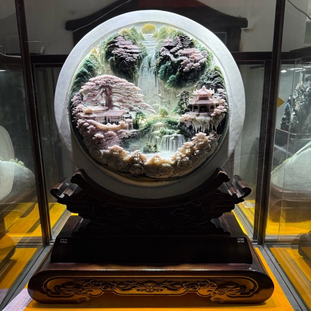 岫玉摆件 手工雕刻