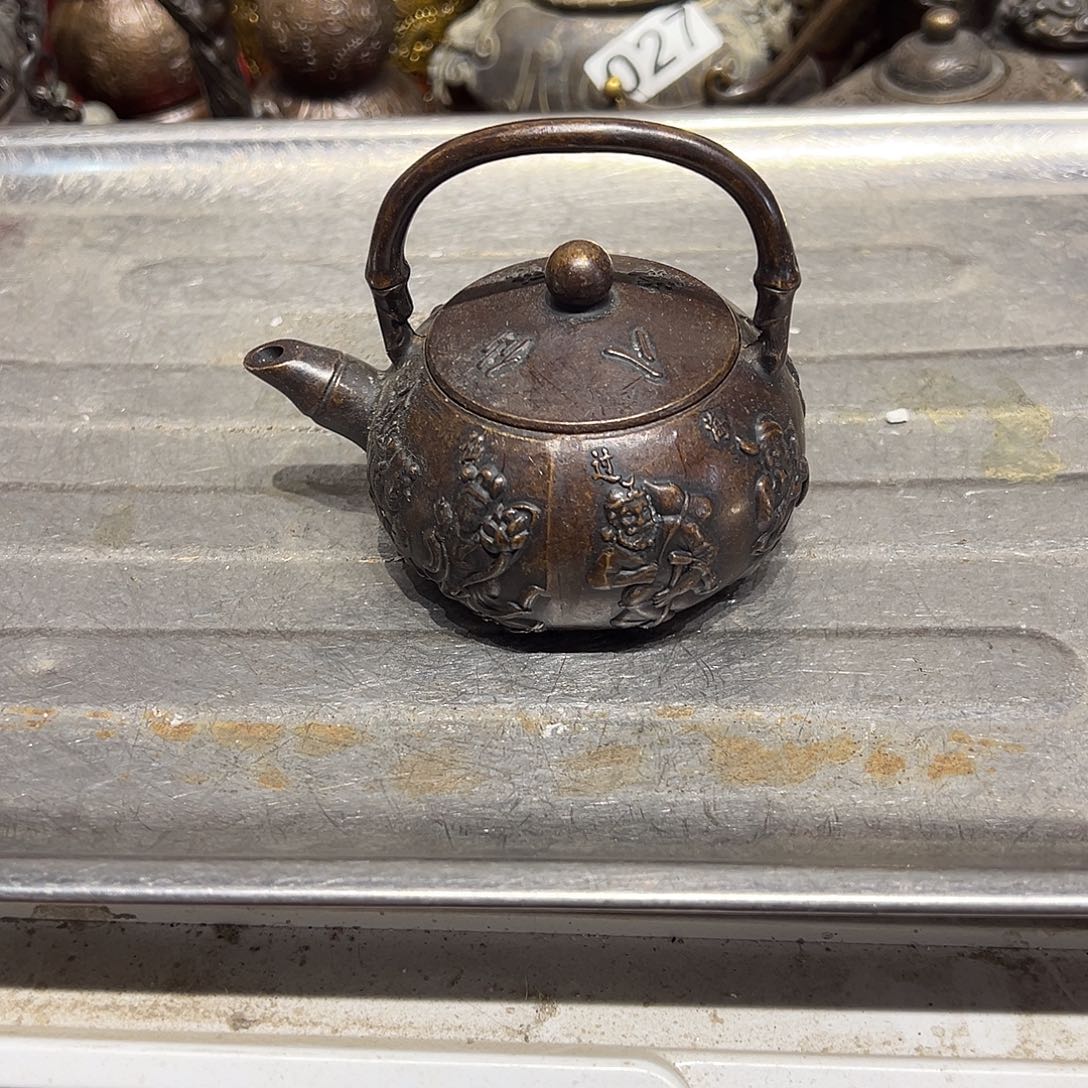 黄铜摆件，文房摆件