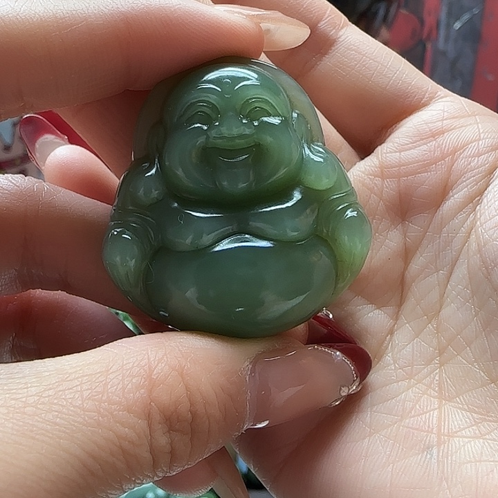 和田玉（碧玉）吊坠未镶嵌