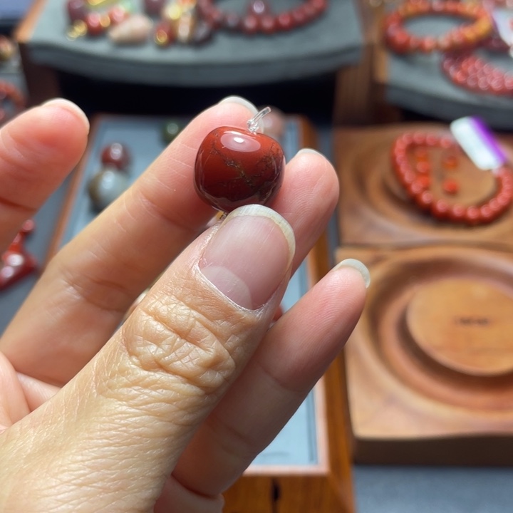 南红玛瑙未镶嵌单珠15多样性发1