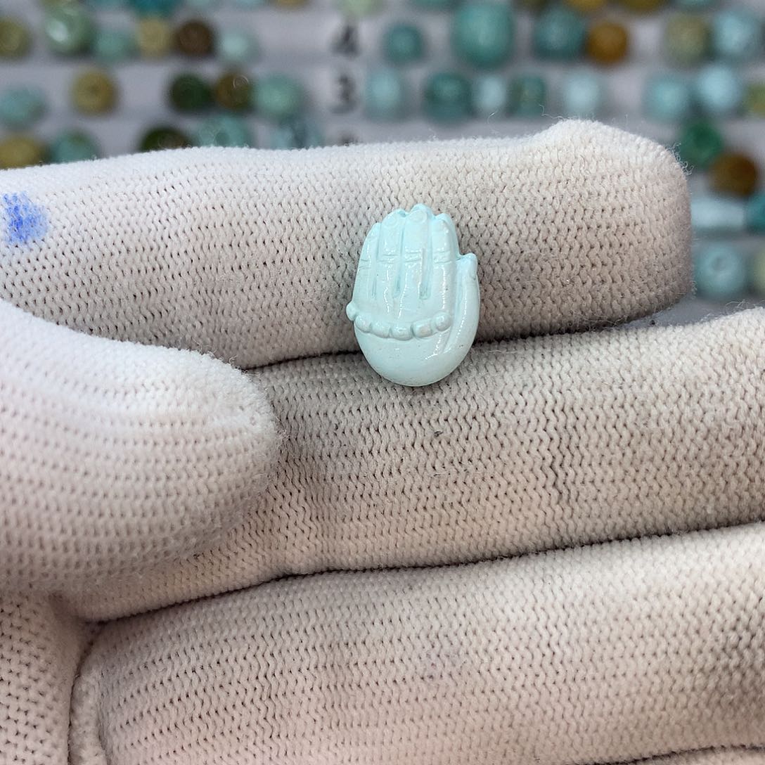 绿松石珠宝半成品未镶嵌