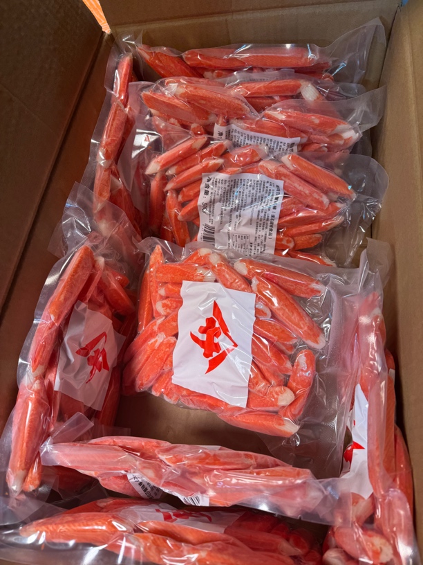 雅玛莎蟹足棒蟹味棒蟹柳一袋500g蟹柳棒蟹棒蟹肉棒蟹味