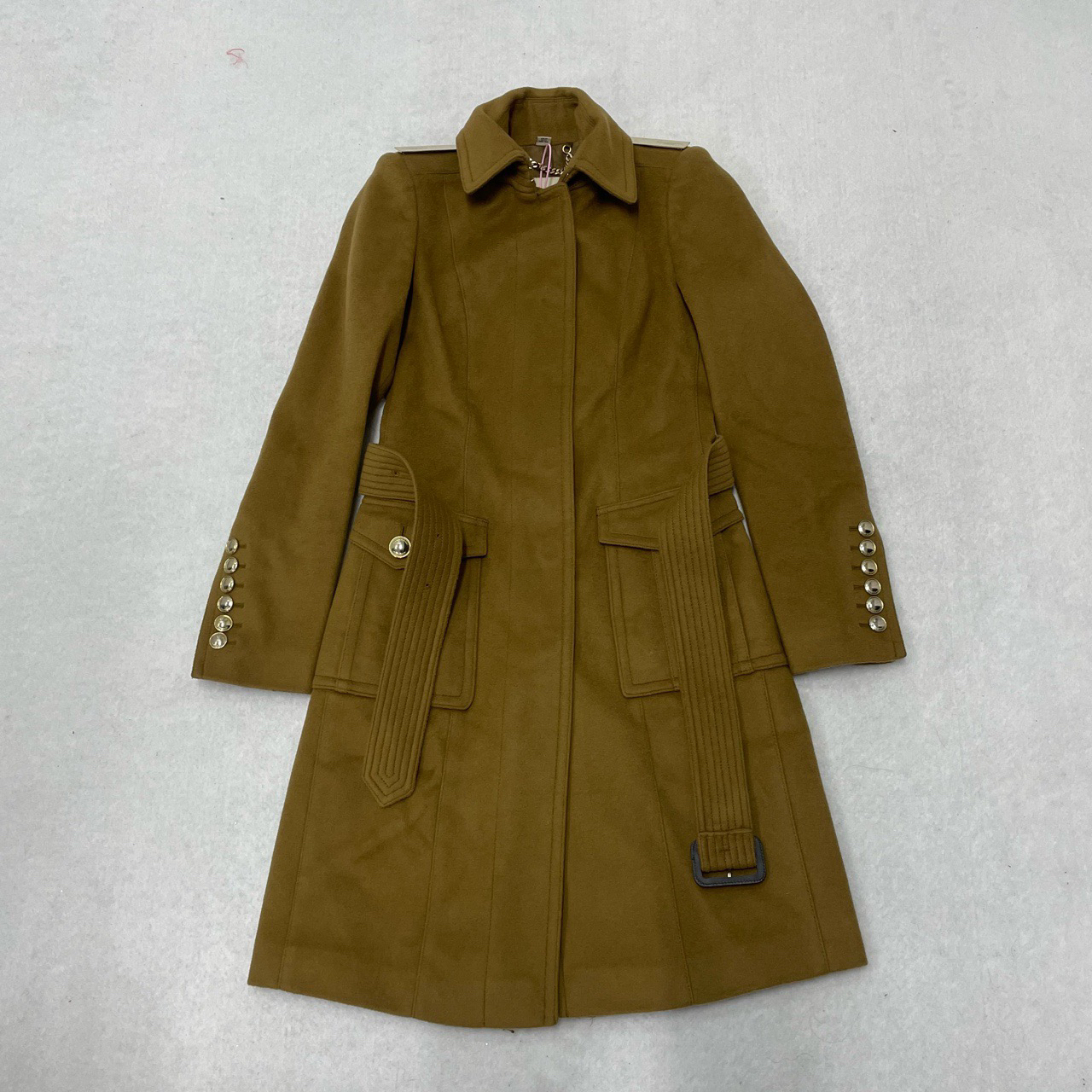 99新 AMIPARIS Burberry 巴宝莉 羊毛大衣uk4 H