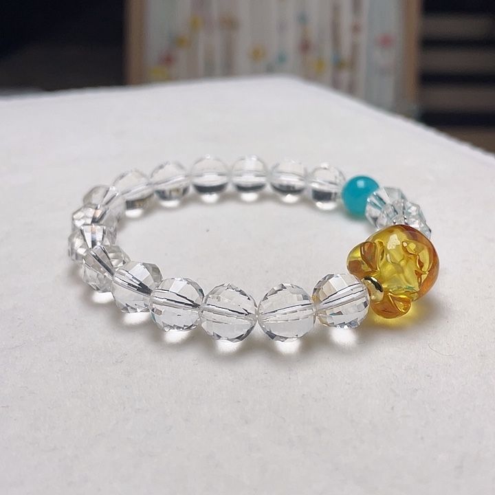 琥珀未镶嵌裸石琥珀手串