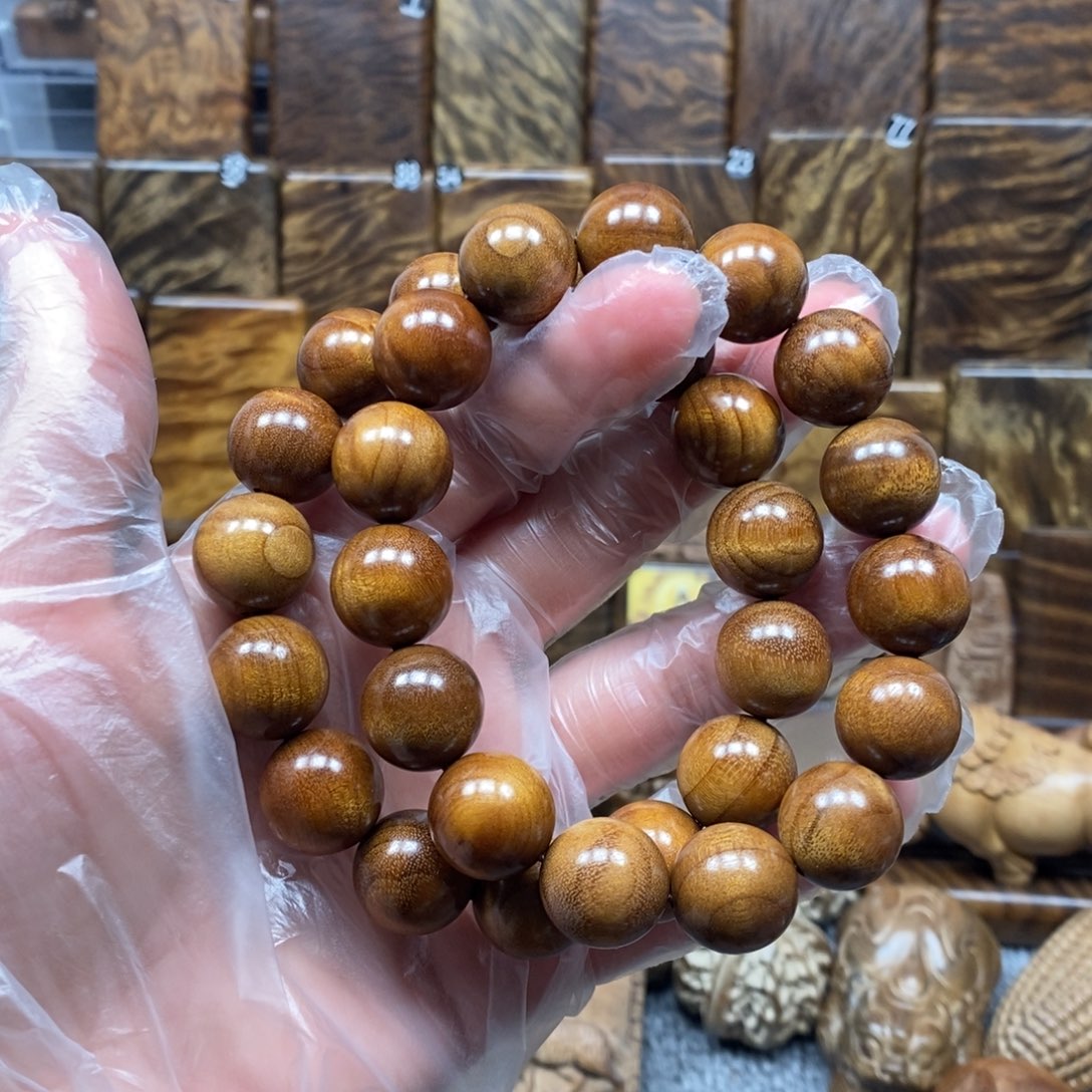 金丝楠小叶桢楠手串1.5
