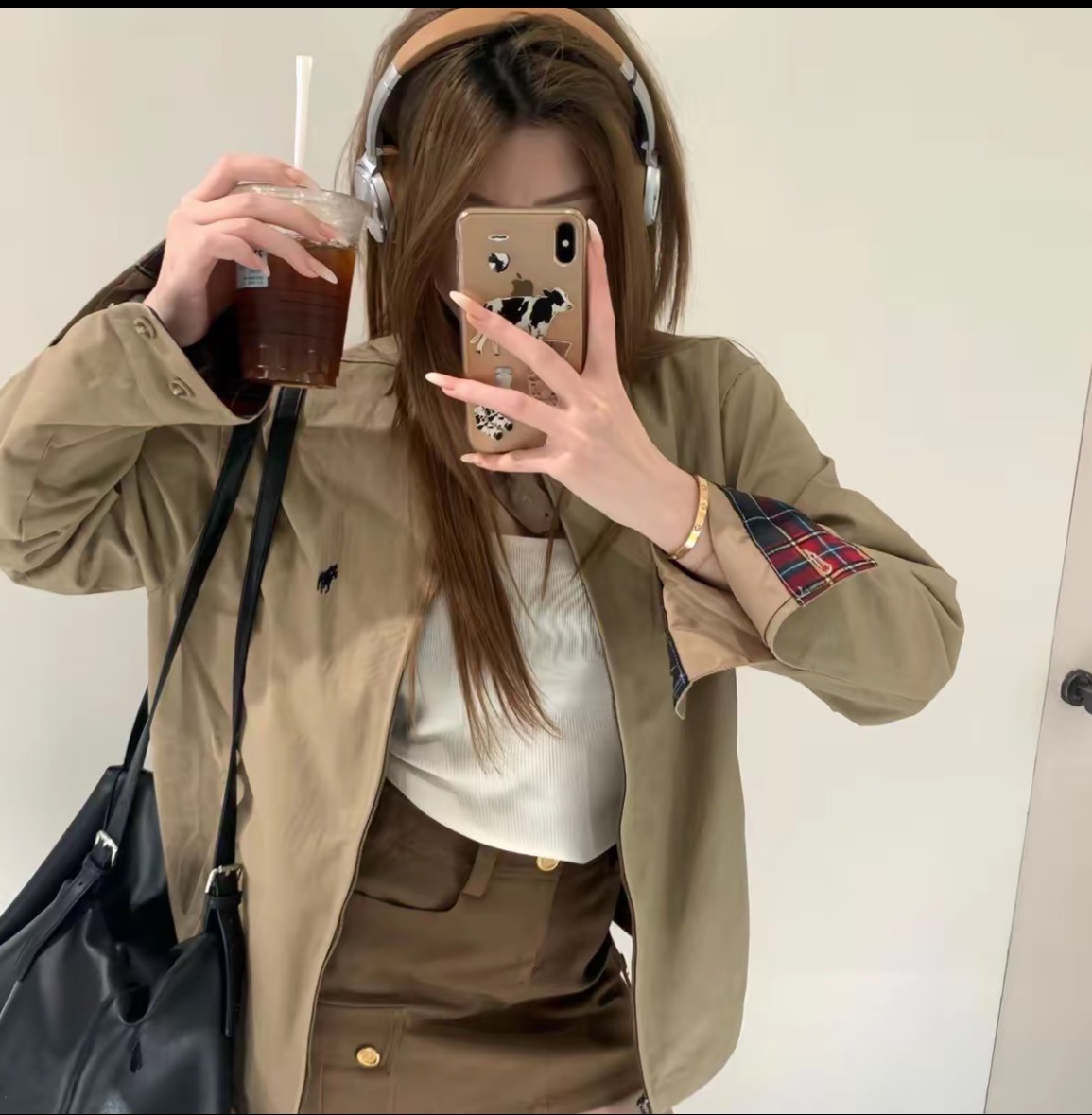 NANYOU男女同款 哈灵顿翻领夹克外套（4个色）