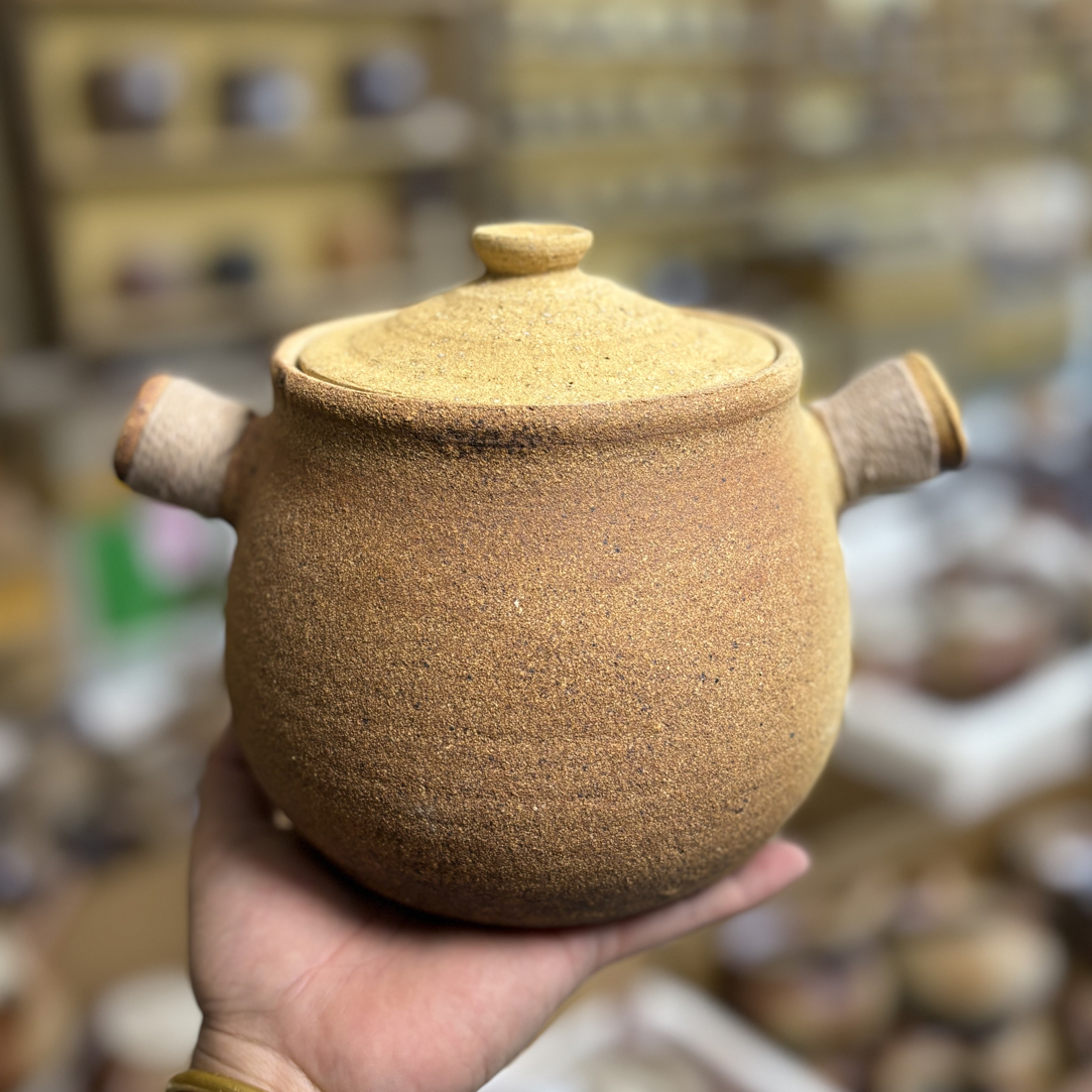 1500ml 天线宝宝砂锅高温柴烧砂锅