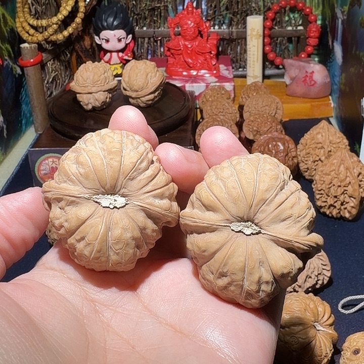 文玩核桃把件南瓜墩