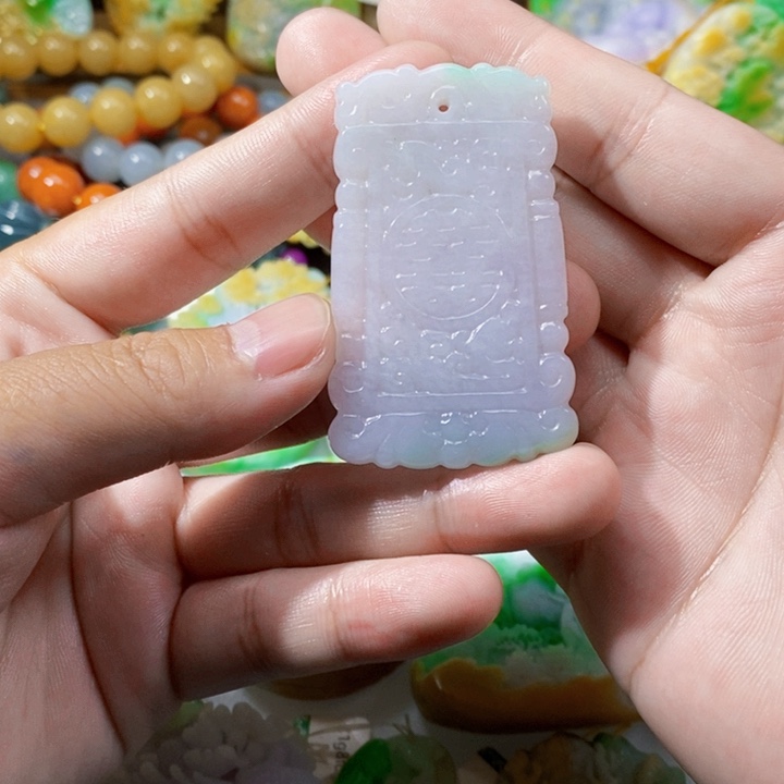 未镶嵌定制翡翠翡翠仿古牌