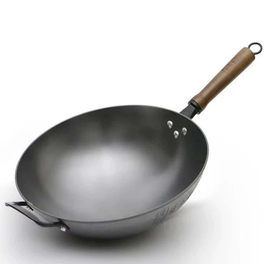 利利家铸铁锅味之星圆底平底天然气电磁炉家用