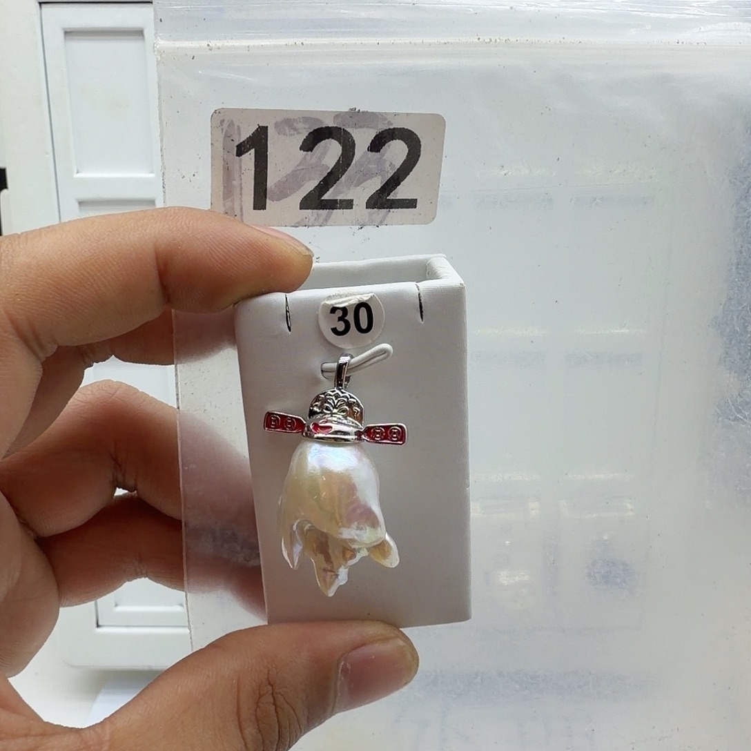 颈饰合金淡水珍珠