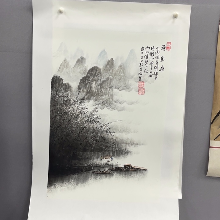 国画绘画手绘作品