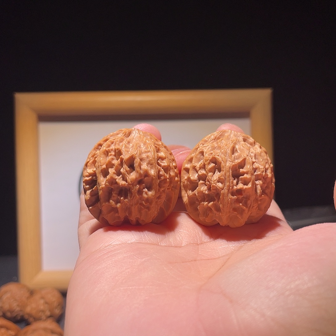 把件文玩核桃35全品苹果园