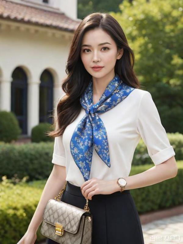 268外贸剪标高货蚕丝编号1-50丝巾