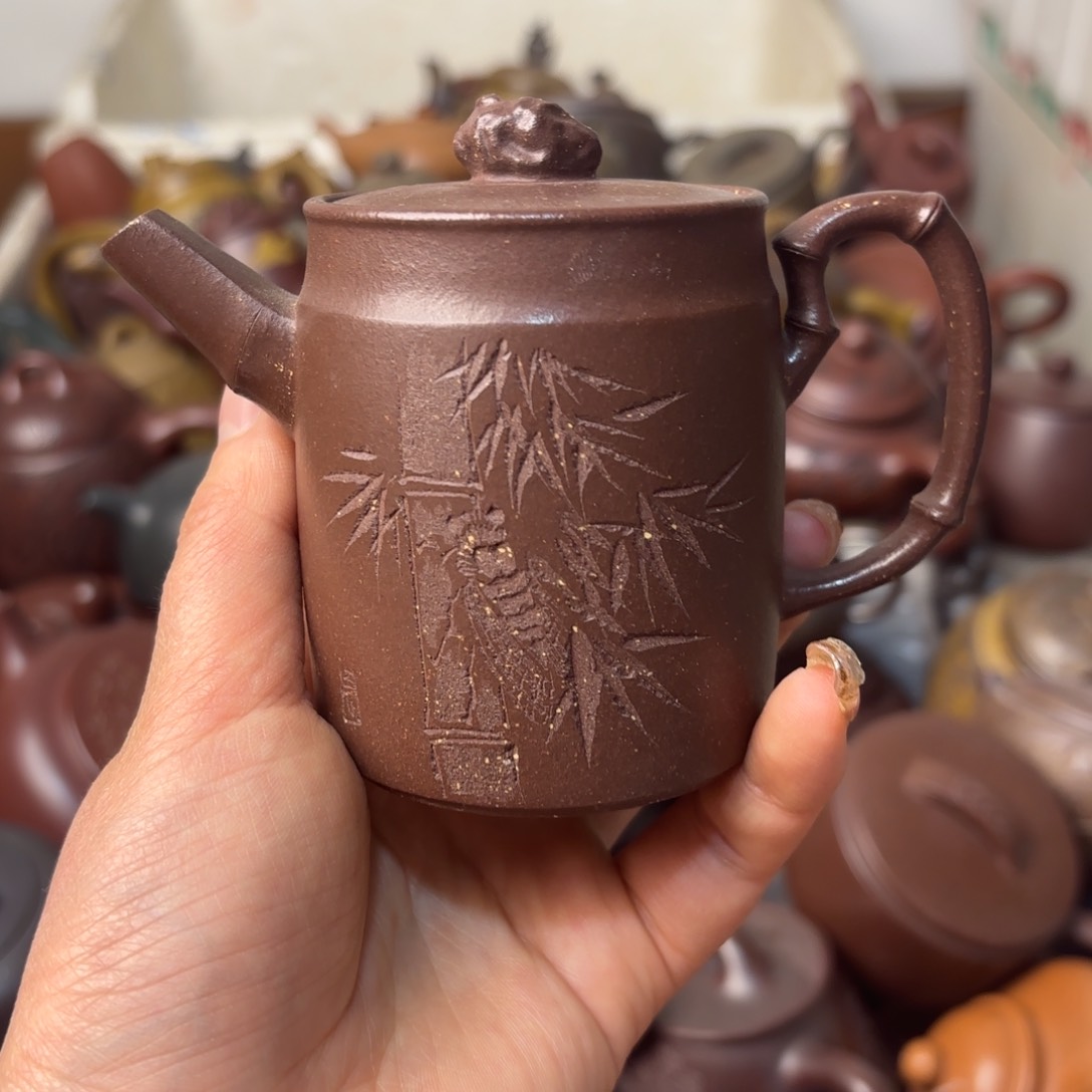 紫砂茶壶炸口微瑕疵