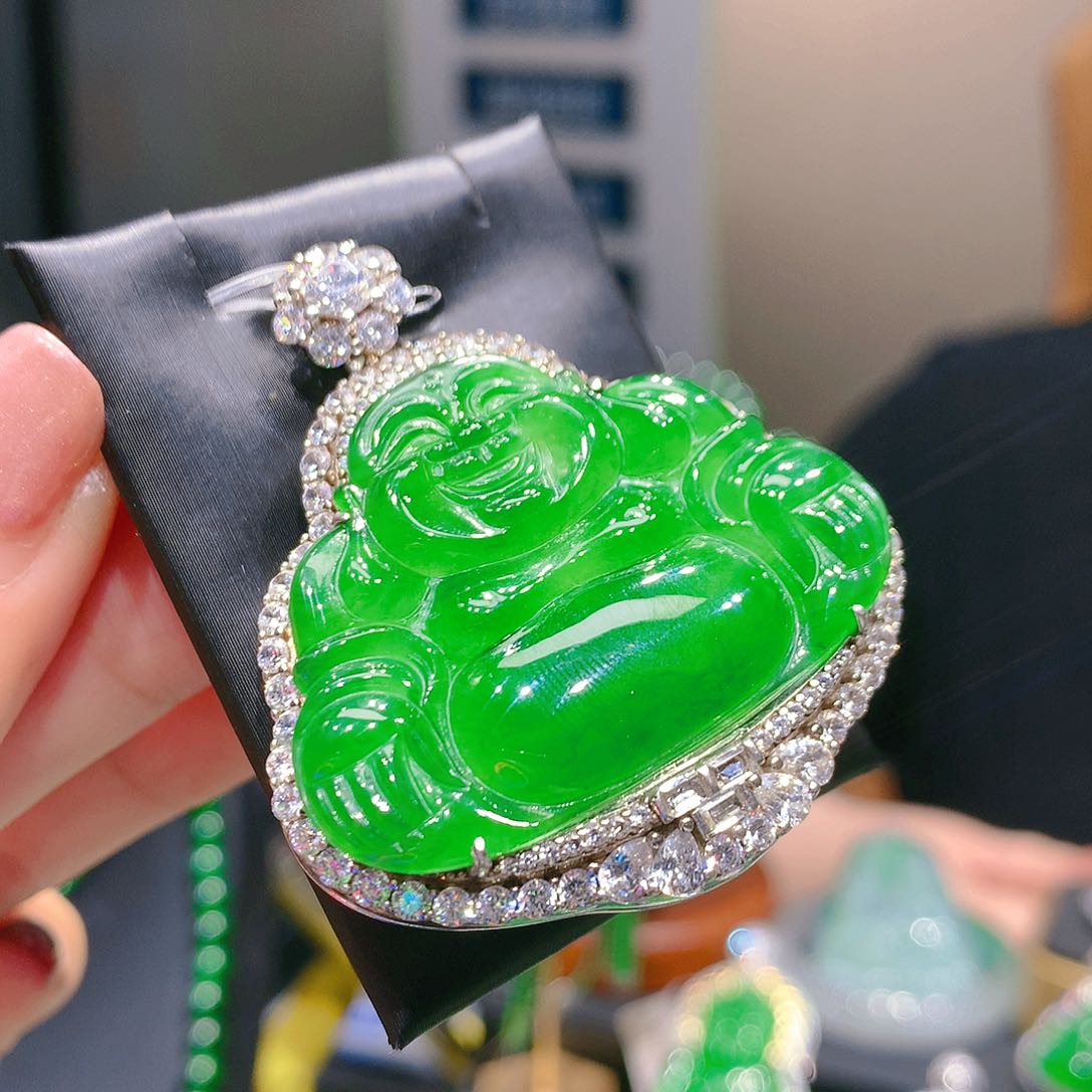 翡翠颈饰银S925镶嵌3甄选qj