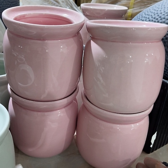 多肉绿植陶瓷花盆9.9包邮，有孔