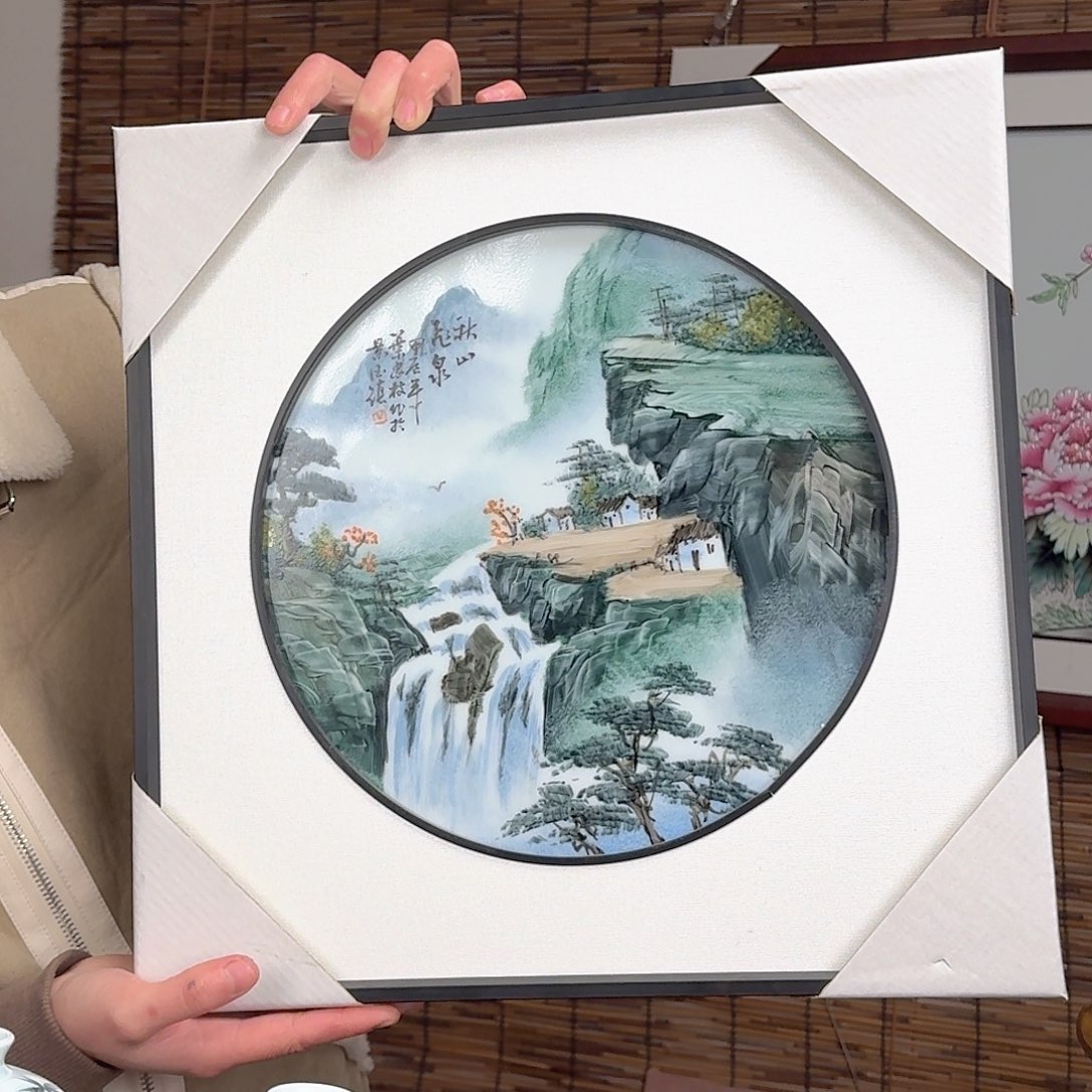 摆件瓷景德镇陶瓷瓷板画