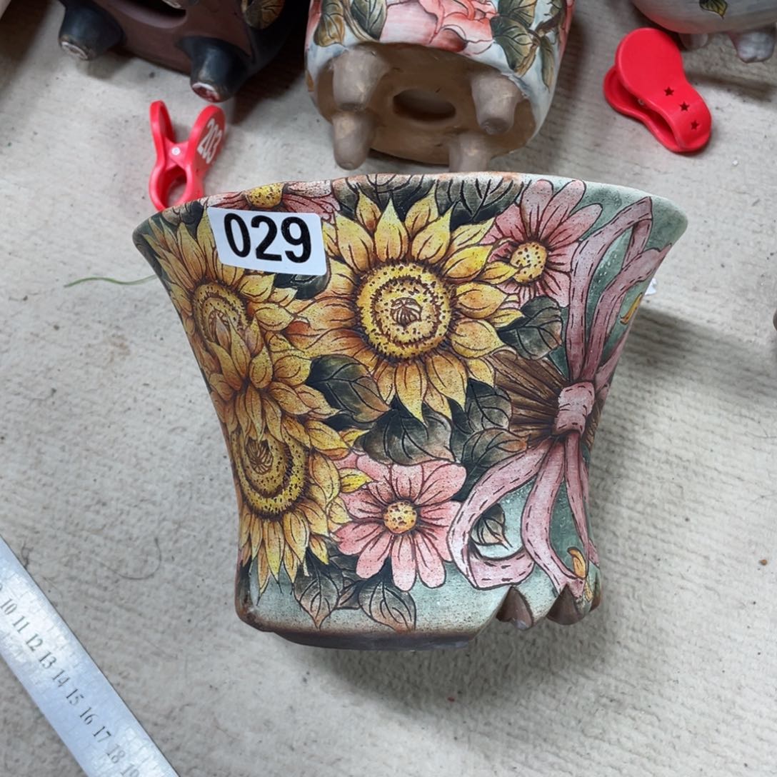 紫砂花盆M****e陶瓷多肉花盆瑕疵