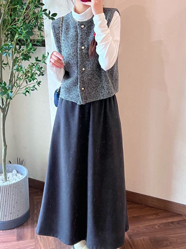 针织马甲背心女春秋季显瘦246705