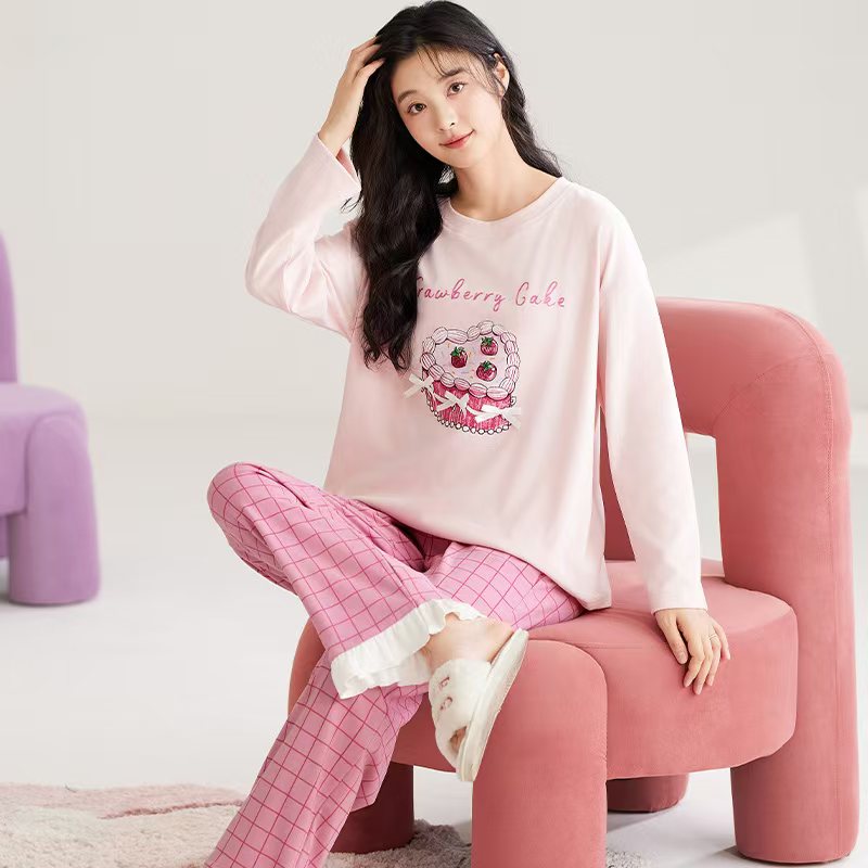 芬腾家居服套装秋冬款芬腾可安纯棉找对应编码选尺码直接拍