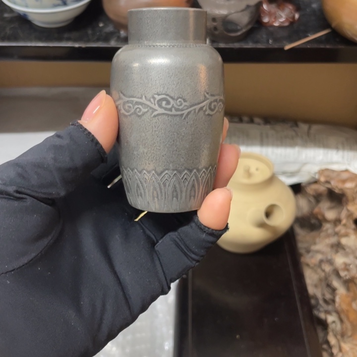 锡中古工艺品摆件