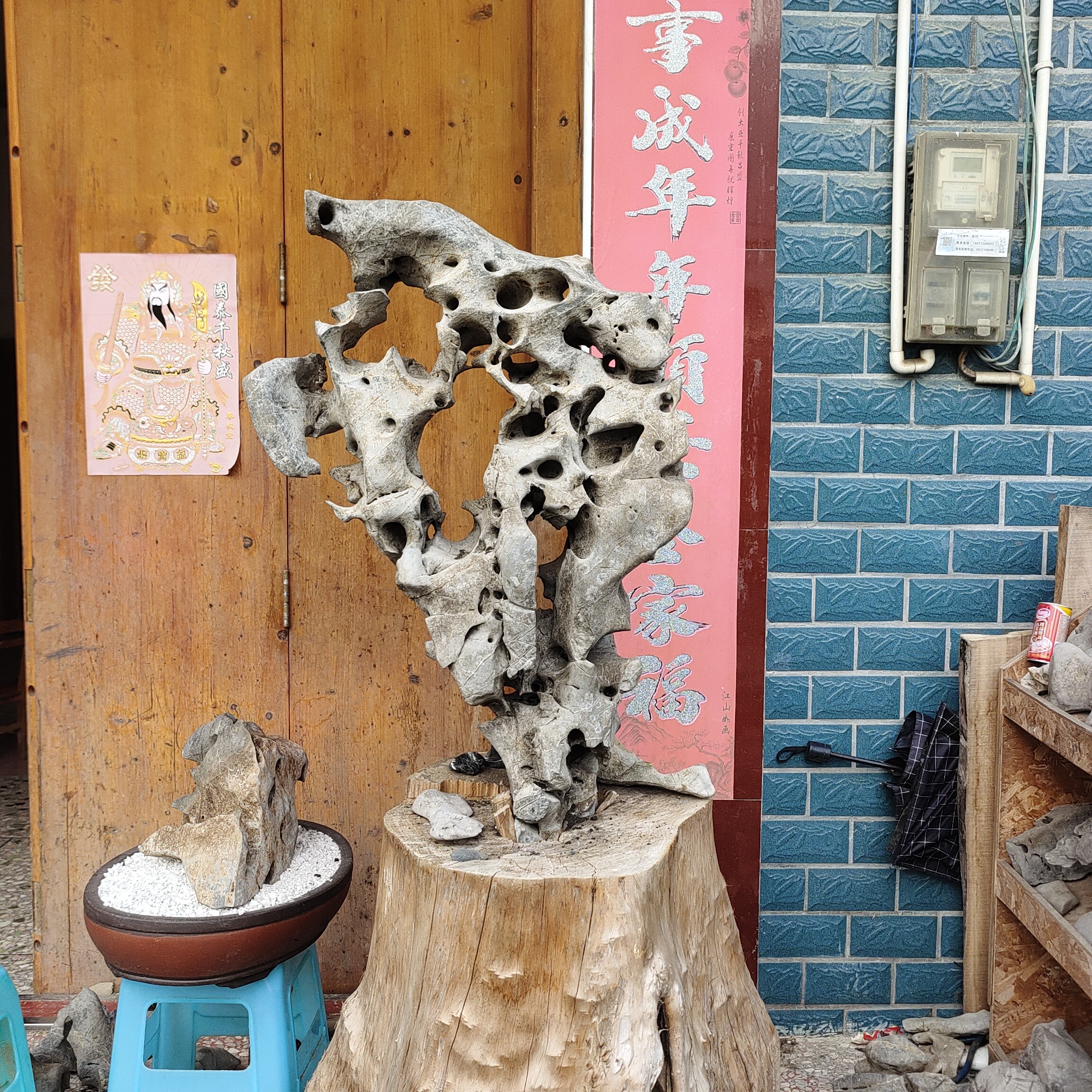 太湖石工艺品用于庭院景观及中式园林造景