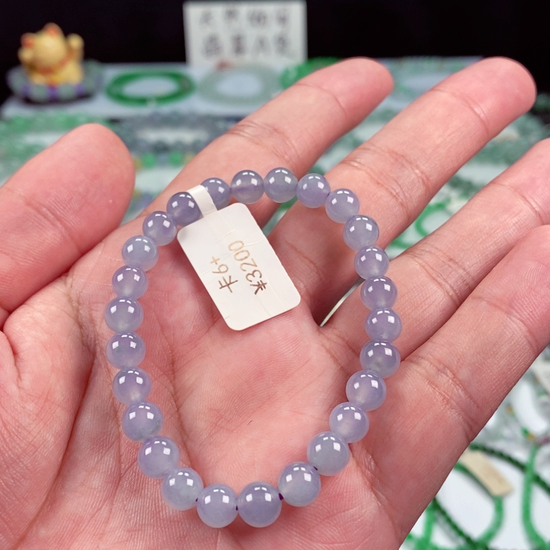 未镶嵌手链翡翠卡6.8