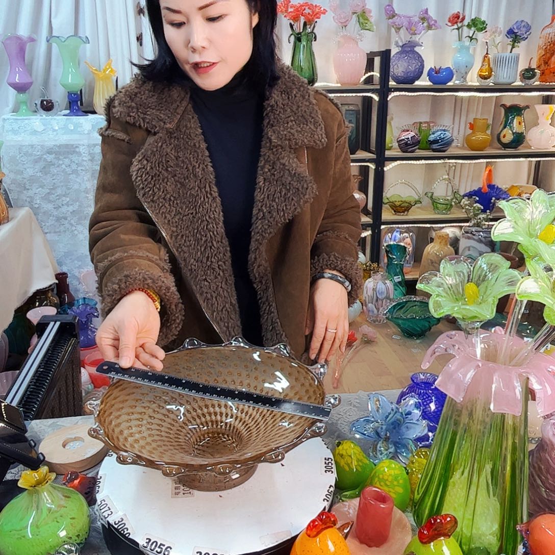 果盘家悦美居琉璃摆件