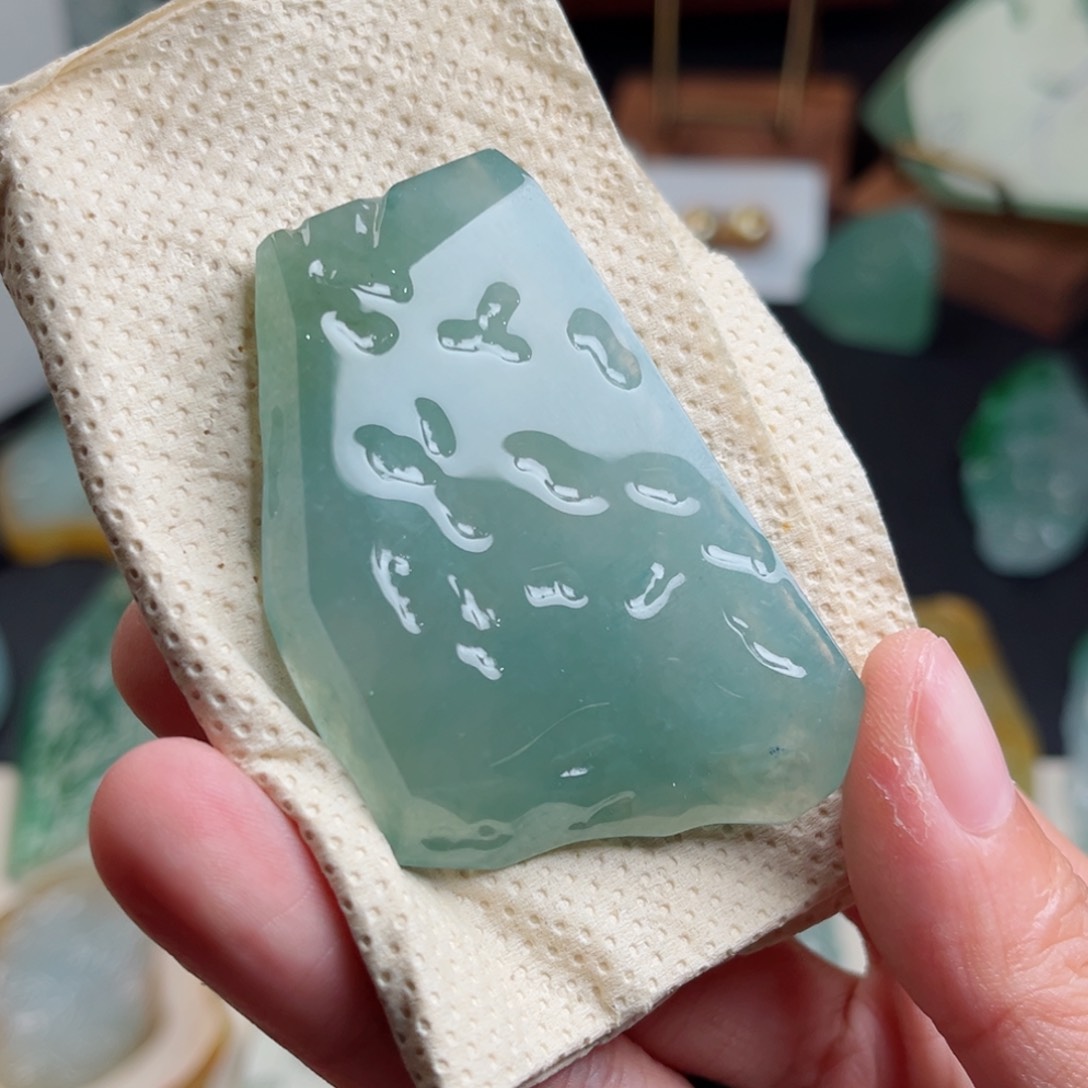 定制翡翠未镶嵌翡翠首饰