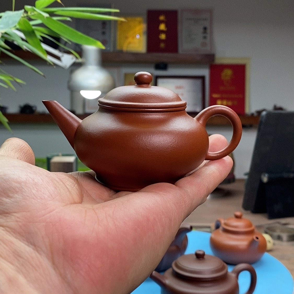 【闪购商品】茶壶朱泥水平:120CC裴佳文:国工