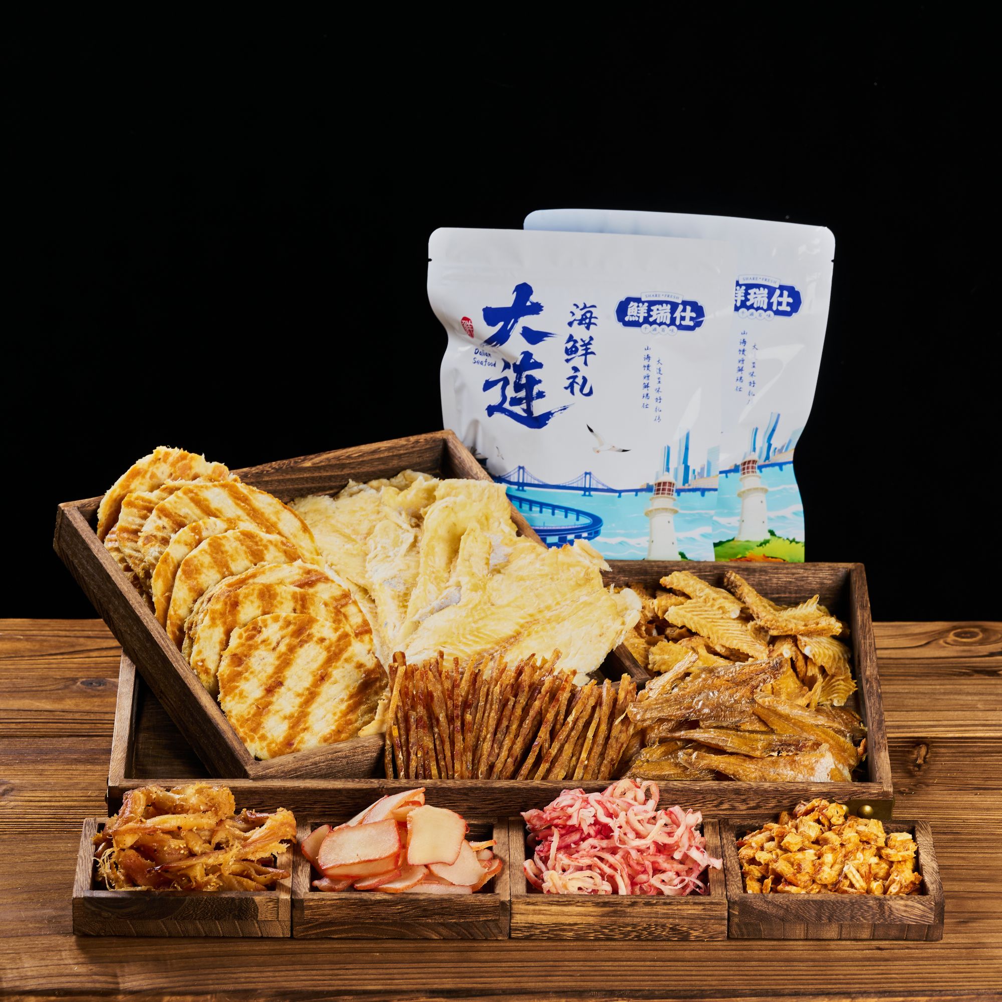 【礼盒系列】大连特产开袋即食海味休闲解馋零食