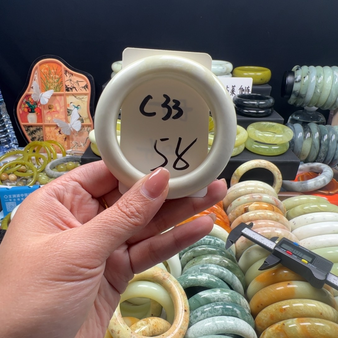 蛇纹石玉合金手镯