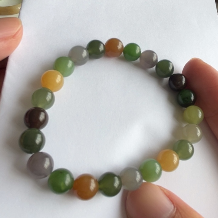 未镶嵌和田玉手链无*。