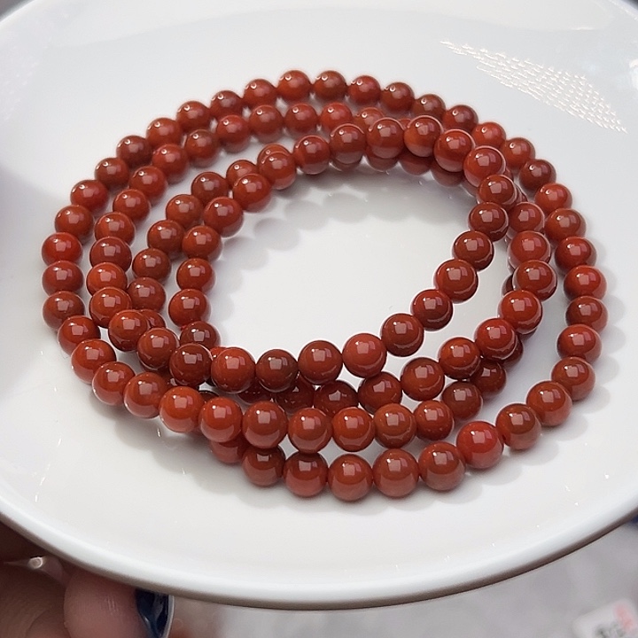 南红玛瑙合金手链1
