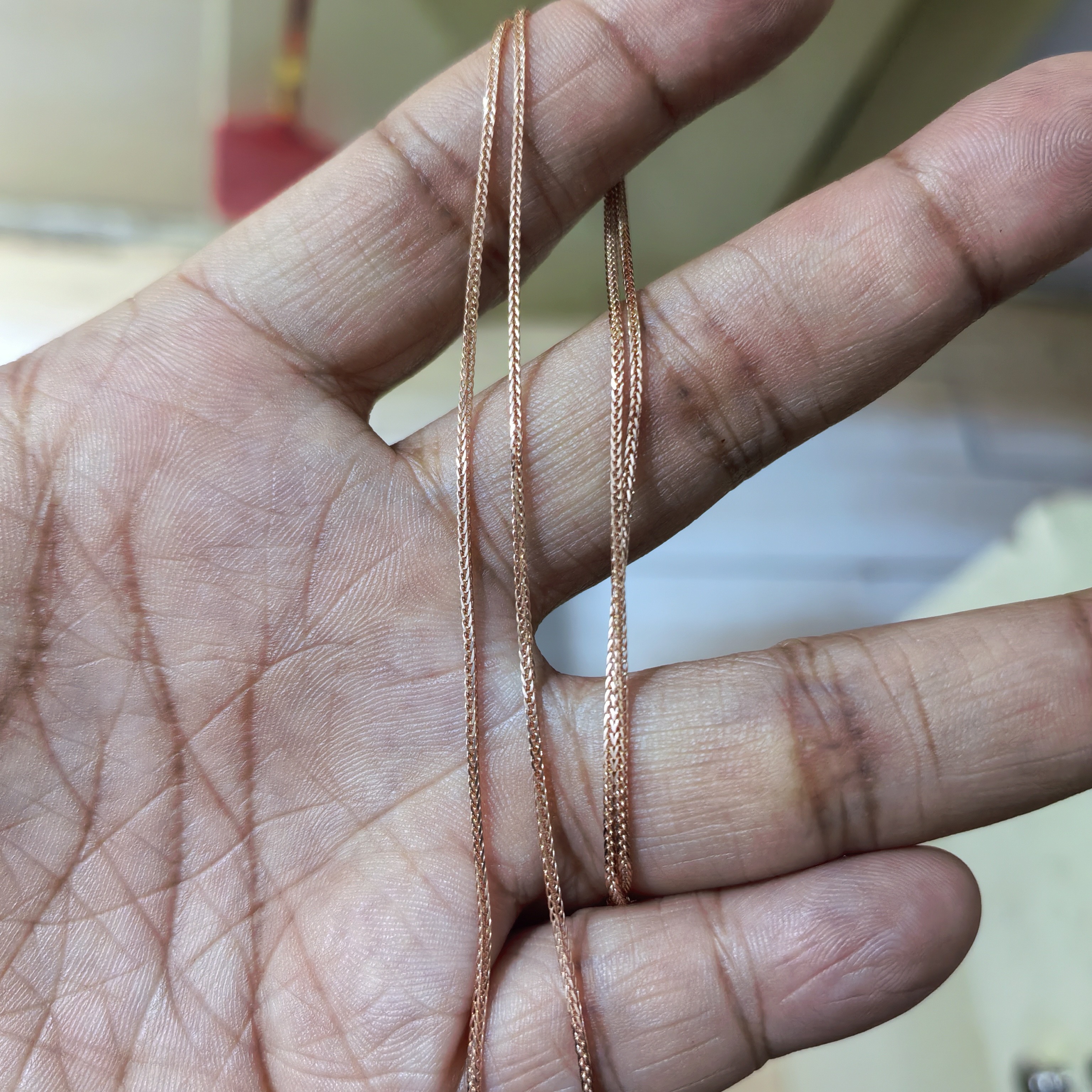 18k金项链时尚大气1.98