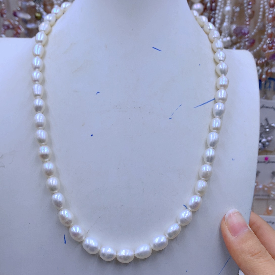 淡水珍珠耳饰银S925镶嵌