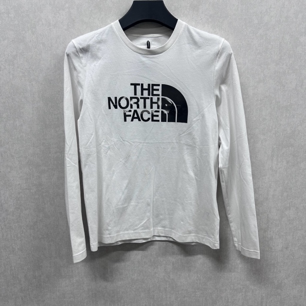 95新 Supreme 北面白色长t s码